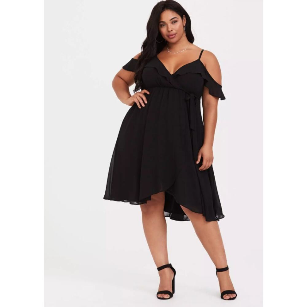 Elegant Black Off-Shoulder Dress